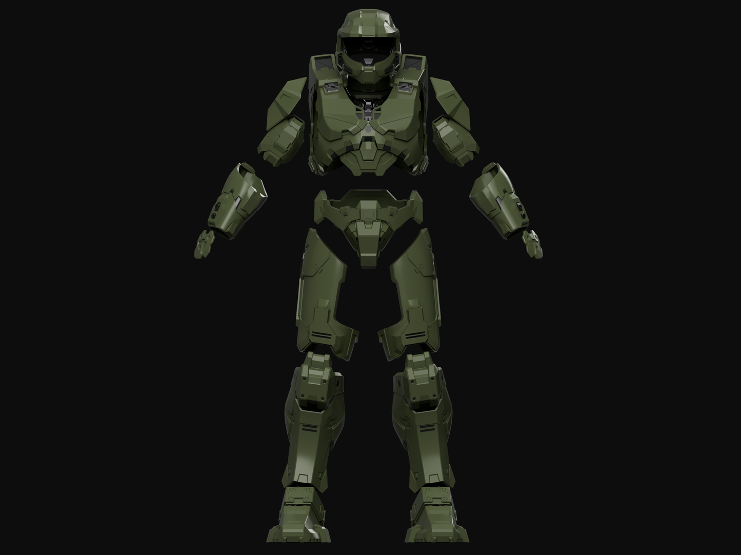 [Halo Infinite] GEN III MARK VI Master Chief 3D Print Files